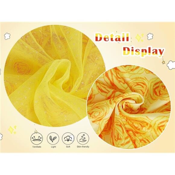 Princess Dress up Clothes for Girls Birthday Fancy Party Halloween Costume - Picture 5 of 8